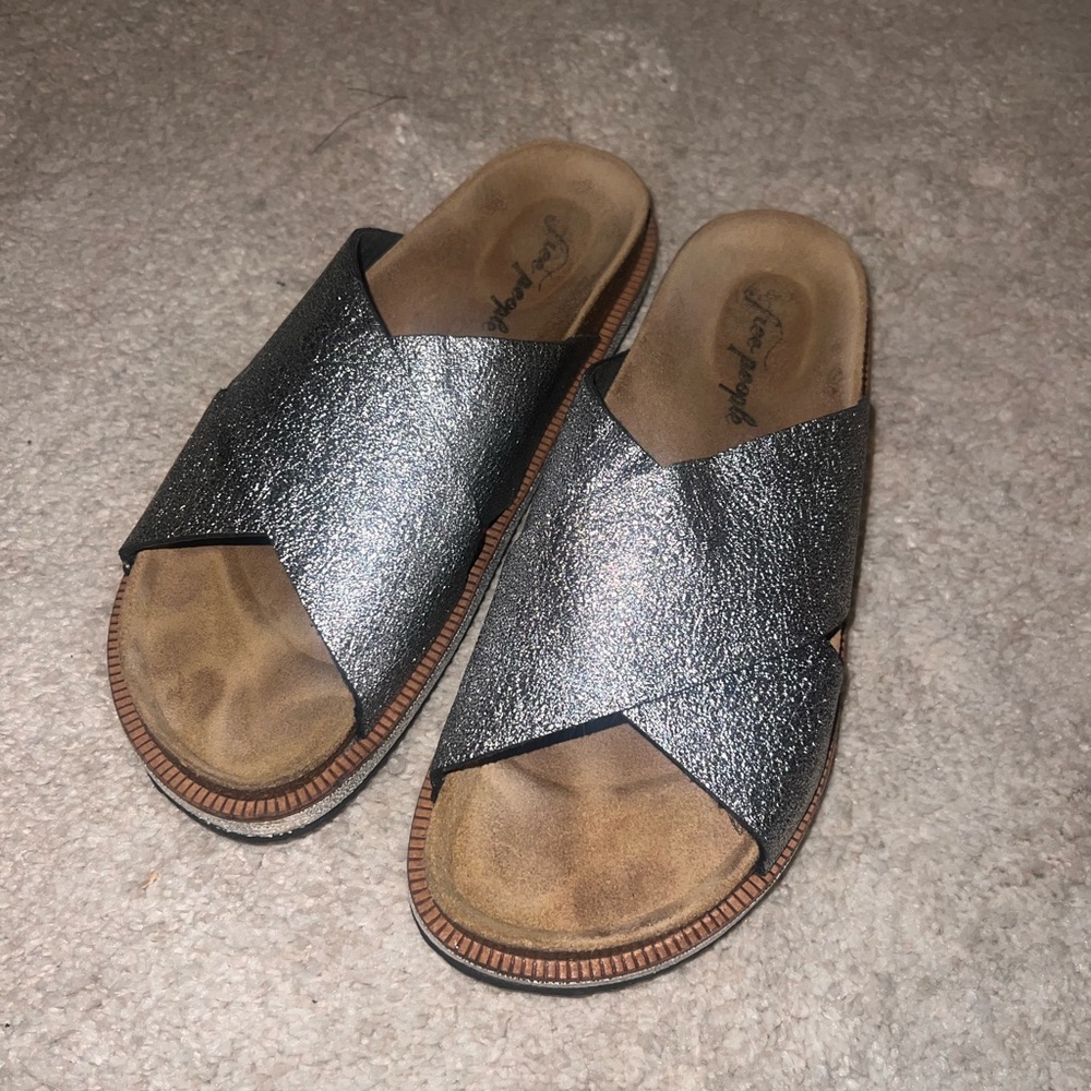 Free People Sidelines Footbed Sandals size 9